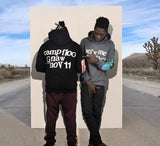 2021 Harajuku Weirdo Graffiti Letter Printed Hoodies Men Lucky Me I Se