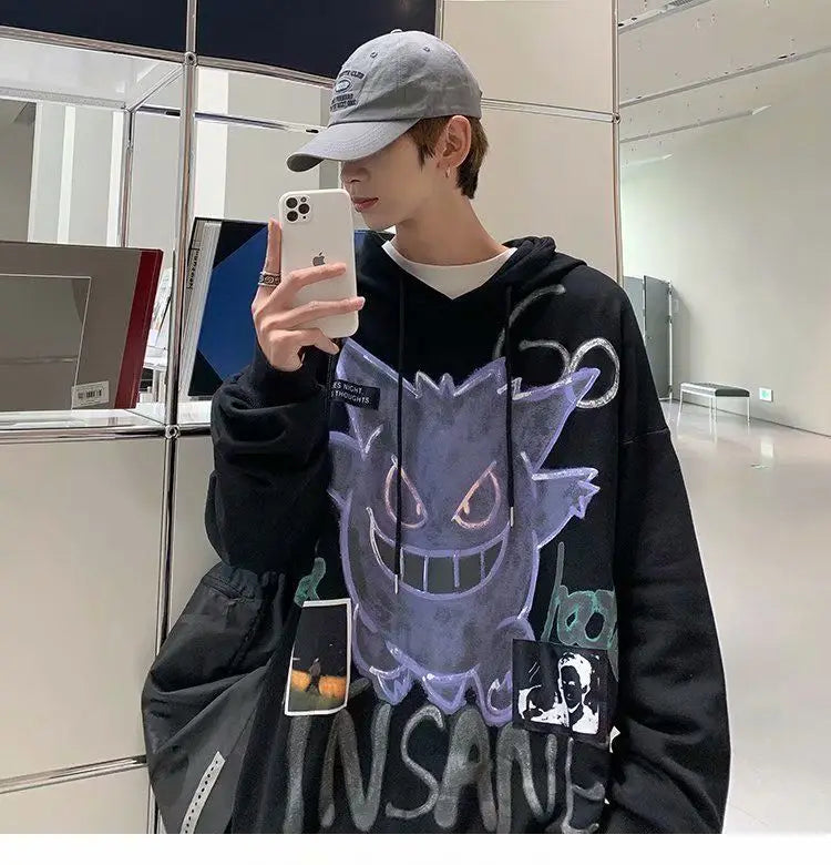 Autumn Winter Sweatshirts Women Hoodies Hong Kong Style Ins Trend Hip