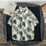 2020 Summer Men's shirts Fashion Hawaii Beach Short sleeve Tops Homme shirts Casual Harujuku Streetwear personality shirts men