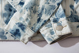 oversized fit featuring fashion tie dyed jeans jackets coat men casual single breasted turn down collar denim streetwear new hip hop outerwear jacket design – premium quality jacket for men
