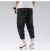 2023 new streetwear hip hop cargo pants mens jeans elastic harun joggers in autumn and spring men clothing unique joggers style 2765