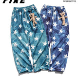 rainbowtouches fashion classic brand mens cargo pants bear pendant trousers loose straight high street style unique wide legs unique cargo style 1852