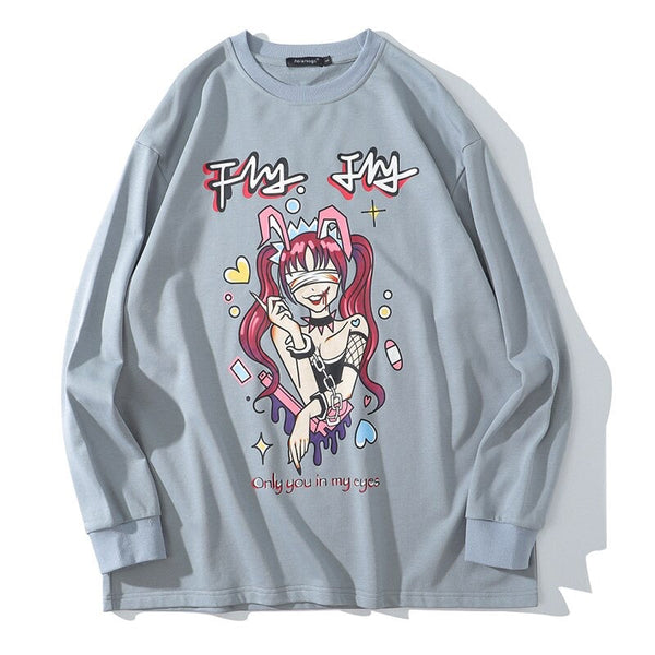 "Party Girl" Unisex Men Women Streetwear Graphic Sweatshirt Daulet Apparel