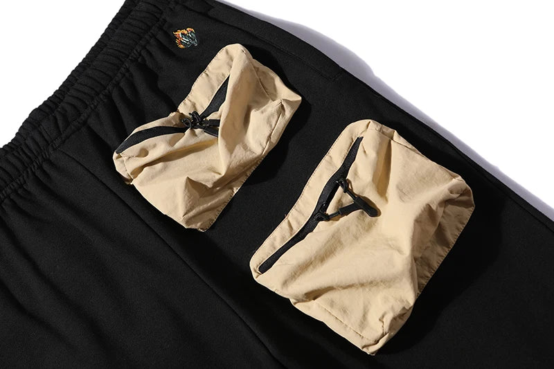 harajuku cactus jack streetwear joggers pockets sweatpants men and women oversize embroidery harem pants baggy casual trousesrs unique joggers style 4586