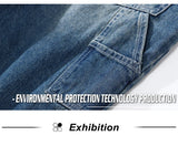rainbowtouches fashion brand pants men wash jeans unisex wide straight leg loose retro overalls casual superior quality trousers unique jeans style 4887