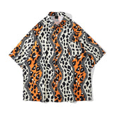 "Loose Leopard" Unisex Men Women Streetwear Graphic Shirt Daulet Apparel