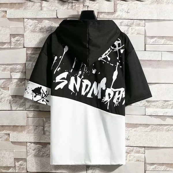 Summer Mens Hoodies Fashion Harajuku Hip Hop Streetwear Sweatshirt Men