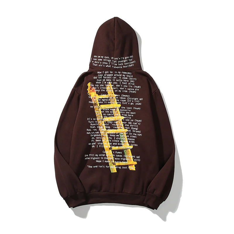 Cactus Jack Highest In The Room Hooded Sweatshirt For Men And Women Wi