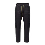 camouflage cargo pants men vintage side multi pocket button mens camou straight trousers streetwear military overalls for male unique cargo style 2078
