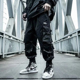 arens cargo pants men joggers hip hop techwear pants hippie cargo trousers for men streetwear plus size pockets oversize a18 unique joggers style 4217