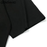 Trapwear Shirt – Gonthwid T Shirts Men Hip Hop Casual Gothic Punk Rock Poster – Modern Streetwear for Everyone