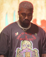 Gothic Oversized shirt – Kanye West Skull Print Loose Casual Men And Women Tshirts Ha