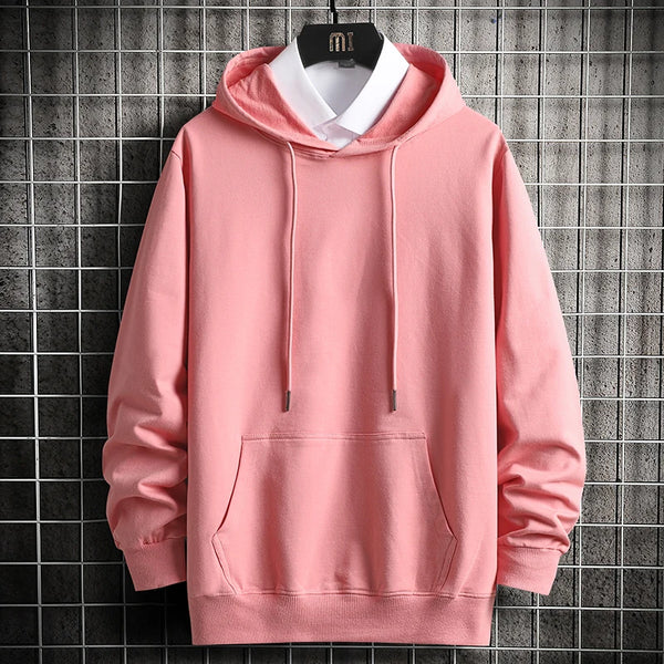Spring Autumn Womens Hoodies Harajuku Fashion Solid Color Hoodies Casu