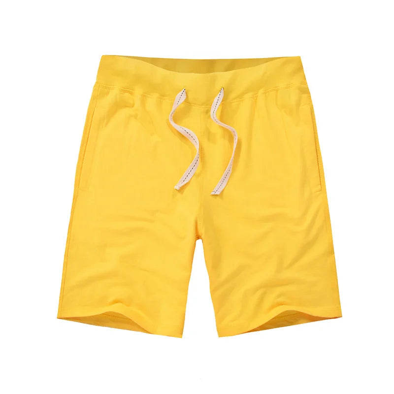 Gray Cotton Shorts Men Summer Sport Fitness Gym Workout Jogger Shorts with Pocket High Quality Plus Size Home Casual Sweatshorts