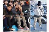 black khaki retro pants baggy high street mens joggers vintage straight trousers loose casual back pockets sweatpants for men unique joggers style 2850