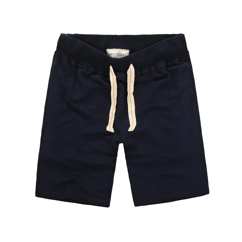 Gray Cotton Shorts Men Summer Sport Fitness Gym Workout Jogger Shorts with Pocket High Quality Plus Size Home Casual Sweatshorts