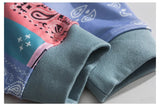 Bandana Patchwork Hoodies Sweatshirts Streetwear 2020 Autumn Mens Hip