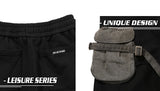 rainbowtouches fashion classic brand mens cargo pants casual color contrast trousers loose straight high street style overalls unique cargo style 4940