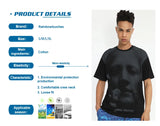 Trapwear Aesthetic piece – Rainbowtouhes T Shirt Men High Street Hip Hop Figure Face Pr