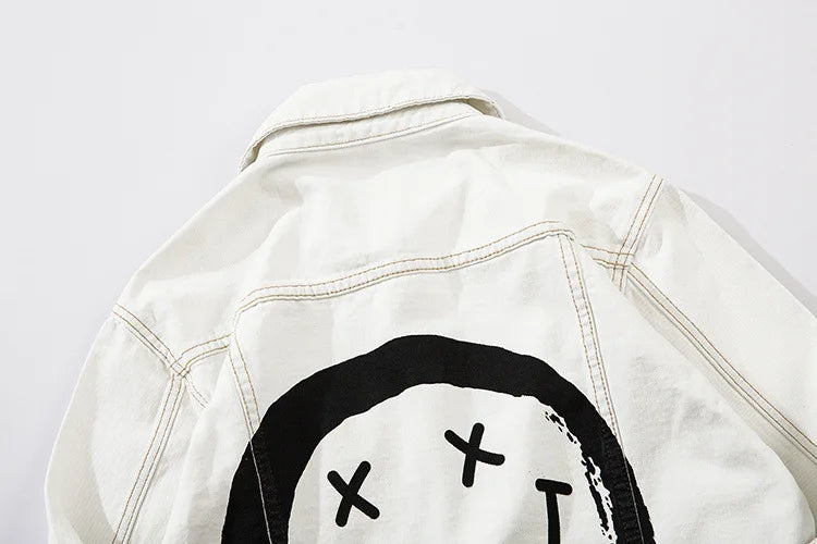 trendy coat featuring mens denim jackets fashion fade color single breasted hip hop streetwear coats new spring harajuku printed outerwear jacket coat design – premium quality jacket for men