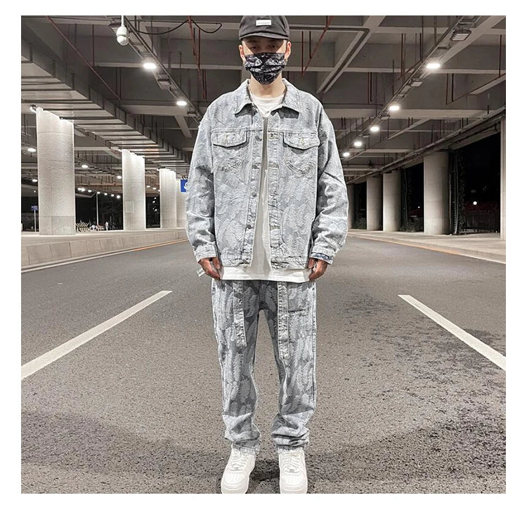 urban fashion featuring hip hop denim jeans jacket coat fashion feathers embroidery jeans coats high street outerwear streetwear jackets mens clothing design – premium quality jacket for men