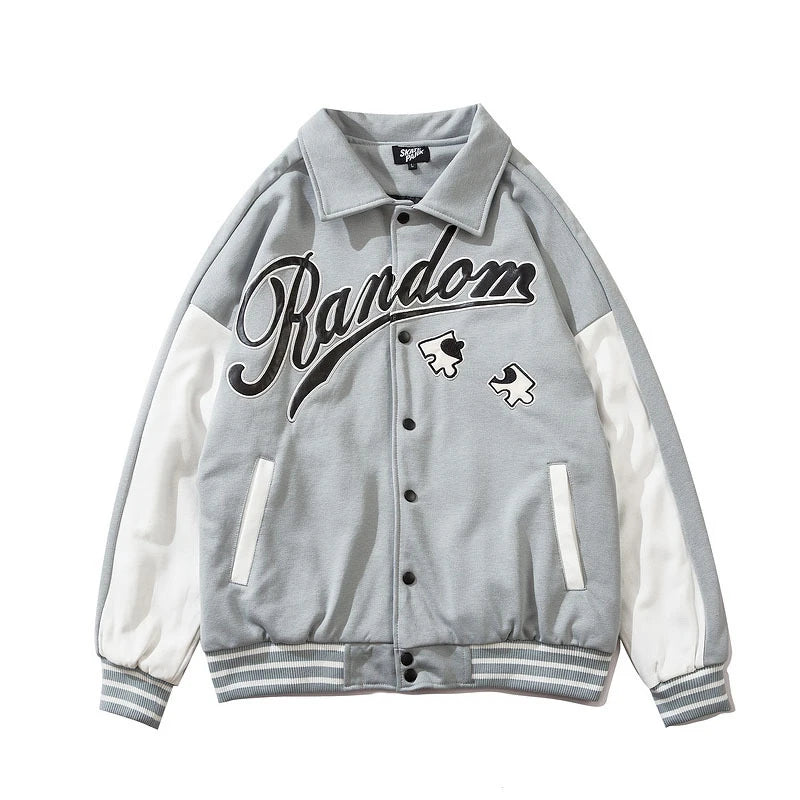 Minimalist zip-up quilted vintage puffer fleece
