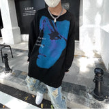 men knitted sweater harajuku printed oversized sweater new casual o neck long sleeve pullover streetwear loose sweaters clothing trendy hip hop style outerwear, streetwear fashion hoodie, unique limited edition hoodie