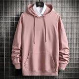 Spring Autumn Womens Hoodies Harajuku Fashion Solid Color Hoodies Casu