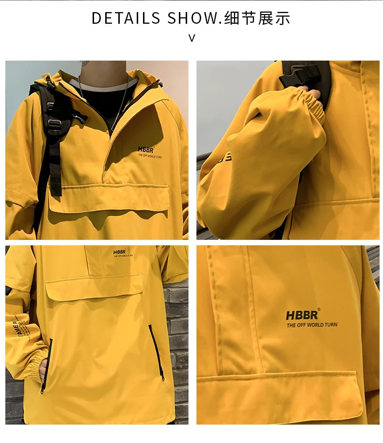 Minimalist Zip-Up Street Jacket Urban Fashion Essential
