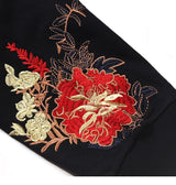 2023 Men Hip Hop Hoodie Sweatshirt Embroidered Floral Full Moon Rabbit Harajuku Streetwear Hoodie Pullover Cotton Autumn Hipster