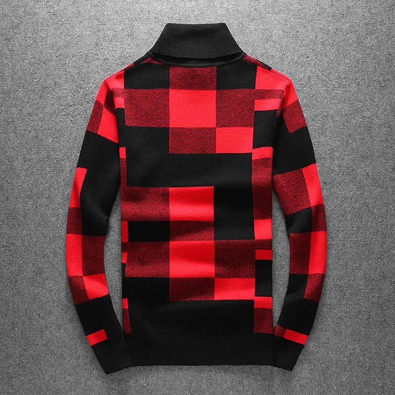 leather varsity streetwear knit with bold stitching, fall/winter pullover for urban outfits, men’s streetwear clothing piece 