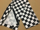 white black plaid joggers pants men hip hop retro checkered casual pants women streetwear fashionable ankle zip sweat pants male unique joggers style 1536