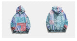 Bandana Patchwork Hoodies Sweatshirts Streetwear 2020 Autumn Mens Hip