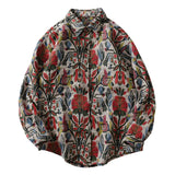 Urban Printed Button Shirt – Gonthwid Southwestern Aztec Tribal Indian Button Shirts Streetwear Hip Hop Casual Flowers Patterned Long Sleeve Shirt Coats Tops | Button Shirt Drop #113