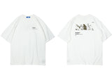 Y2k Oversized shirt – 2023 Men Hip Hop T Shirt Streetwear Japanese Kanji Harajuku