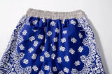 retro cashew flowers casual shorts summer streetwear fashion patchwork knee length men women paisley printing sweat shorts unique shorts style 3375