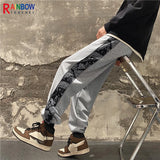 rainbowtouches fashion classic brand mens sporst pants casual bandana pattern trousers loose outdoor style boy tie feet overalls menswear bottoms