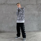 hip hop paisley printed ripped knitted holes sweater mens autumn winter long sleeve pullover streetwear loose sweaters clothing unique limited edition hoodie, streetwear fashion hoodie, urban wear with bold artwork