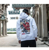 Fashion Harajuku Hoodie Sweatshirt Mens Casual Black Hip Hop Japan Pri