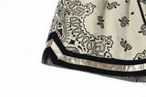 Mens Paisley Printed Hip Hop Loose Shorts Elastic Waist Sweat Shorts Casual Harajuku Drawstring Streetwear Sportswear Joggers