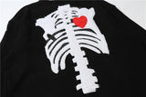 hip hop skull knitted oversized sweater mens letter embroidery o neck long sleeve pullover streetwear loose sweaters clothing - gothic aesthetic hoodie for winter, soft fleece-lined outerwear, bold artwork streetwear hoodie