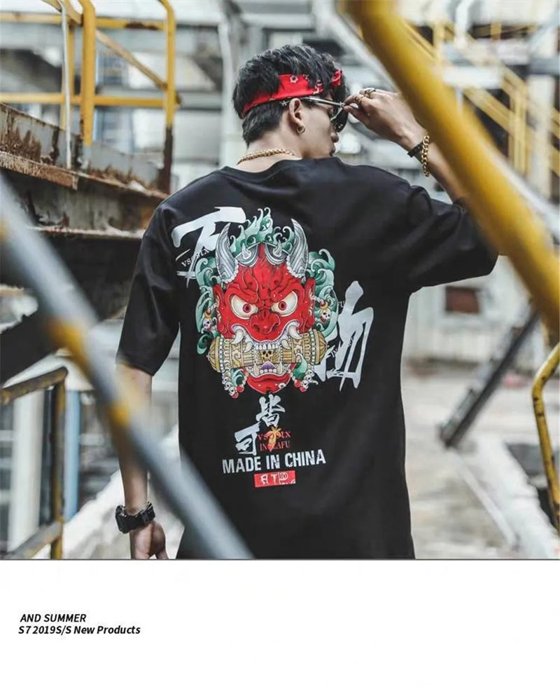 Cyberpunk Aesthetic print tee – 100 Cotton White Hip Hop T Shirt Short Sleeve T Shirt Fashio