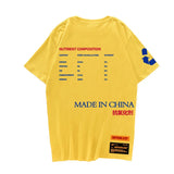 Y2k Oversized shirt – Lemon Tea Ripped Printed T Shirts Streetwear 2020 Hip Hop Ch