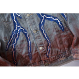 menswear fashion piece featuring mens hip hop lightning denim jackets fashion graffiti ripped coats high street swag outerwears 2020 new spring streetwear jacket design – premium quality jacket for men