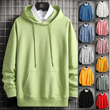 Spring Autumn Womens Hoodies Harajuku Fashion Solid Color Hoodies Casu