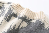 hip hop letter embroidery knitted oversized sweater men new casual o neck long sleeve pullover streetwear unisex loose sweaters - high quality cotton hoodie, soft fleece-lined outerwear, urban fashion pullover