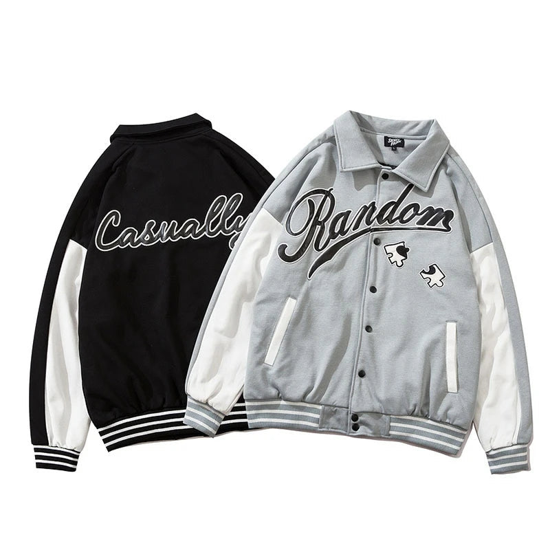 Vintage streetwear high fashion graffiti windbreaker quilted