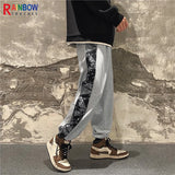 rainbowtouches fashion classic brand mens sporst pants casual bandana pattern trousers loose outdoor style boy tie feet overalls unique default style 1424