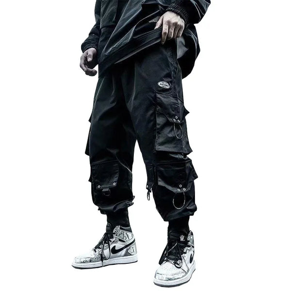 arens cargo pants men joggers hip hop techwear pants hippie cargo trousers for men streetwear plus size pockets oversize a18 relaxed fit joggers