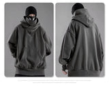 Autumn Winter High Collar Hoodie Loose Comfortable Mens Clothes Haraju